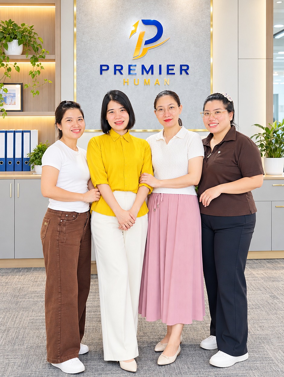 Kim Hồng cùng đội ngũ Premier Human
